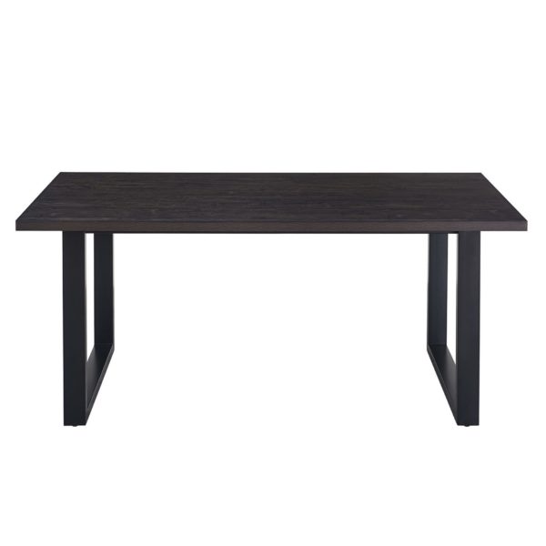 TABLE 'ALEXANDER' 200 CM DECOR BRUN FONCÉ – Image 2