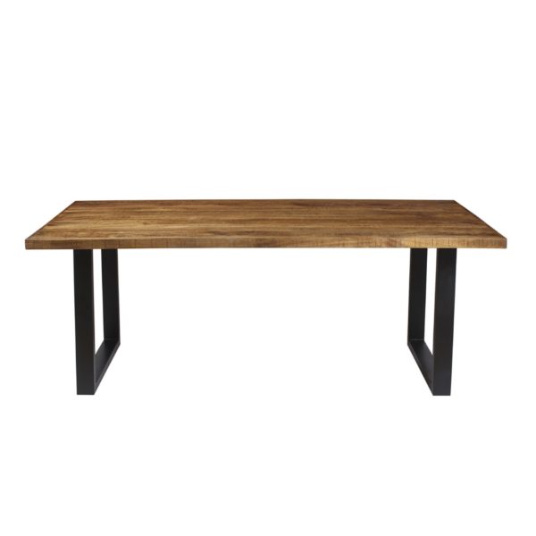 TABLE 'NICOLA' 200 CM RECTANGULAIRE BOIS DE MANGUIER – Image 2