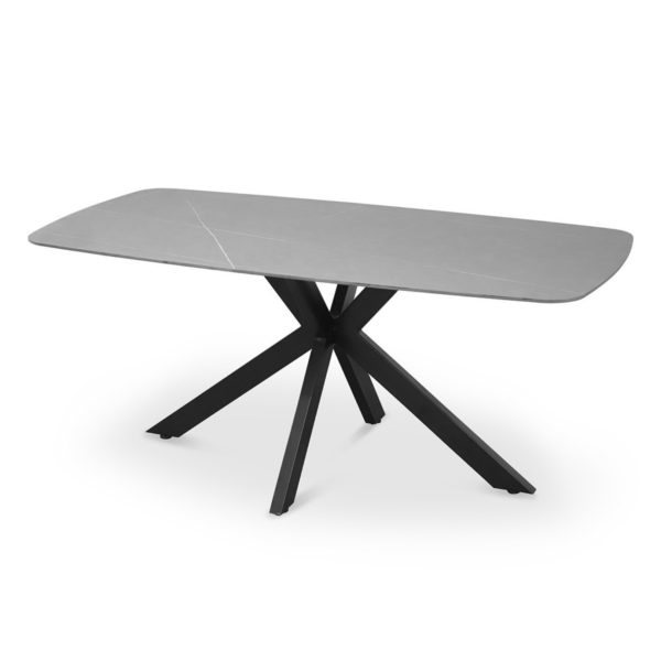 TABLE 'APOLLO' 180 CM OVALE DANOISE PIERRE GRIS – Image 3