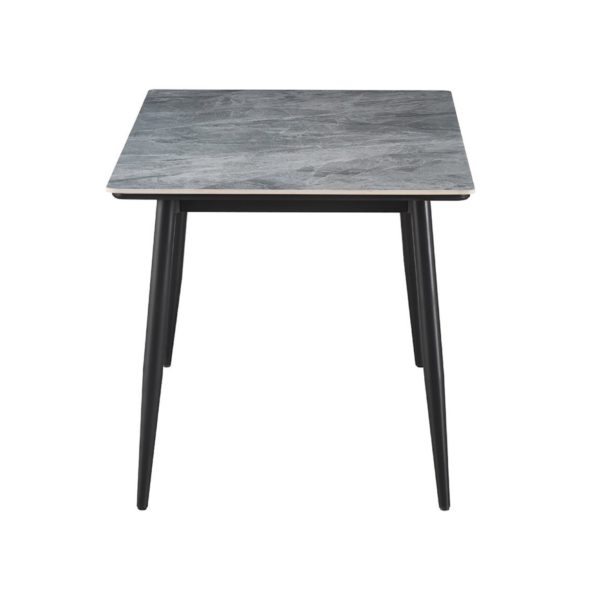 TABLE 'KENZO' 140 CM RECTANGULAIRE PIERRE GRIS – Image 3